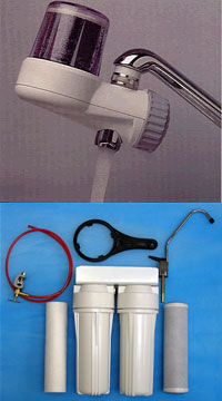 Filtration spares and accessories for domestic drinking water filtration